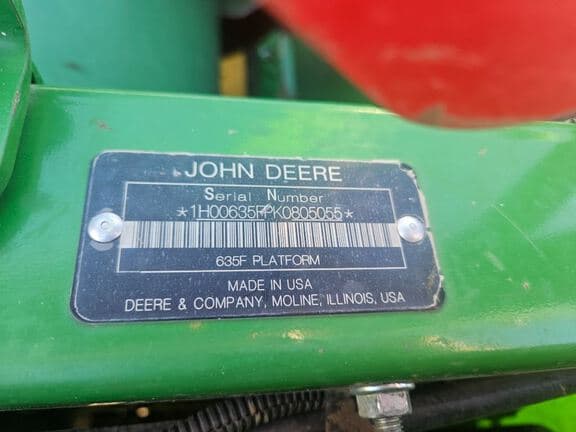 Image of John Deere 635F equipment image 4