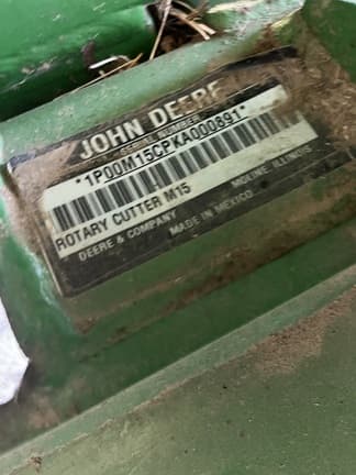 Image of John Deere M15 equipment image 2