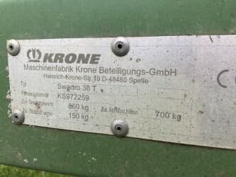 Image of Krone SWADRO 38T equipment image 4