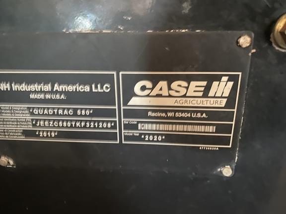 Image of Case IH Steiger 580 Quadtrac equipment image 1