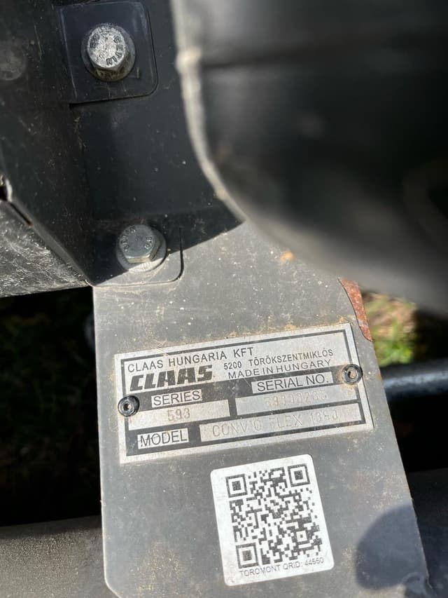 Image of CLAAS 1380 Convio equipment image 4
