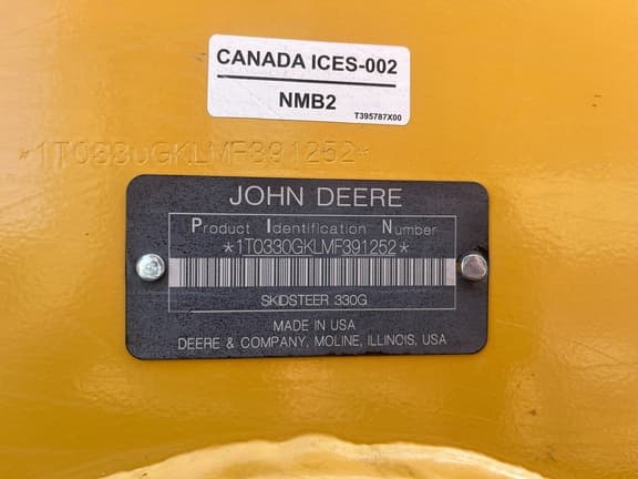 Image of John Deere 330G equipment image 3