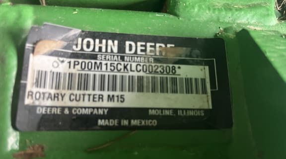 Image of John Deere M15 equipment image 3