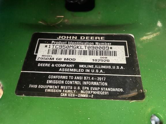 Image of John Deere Z950M equipment image 1
