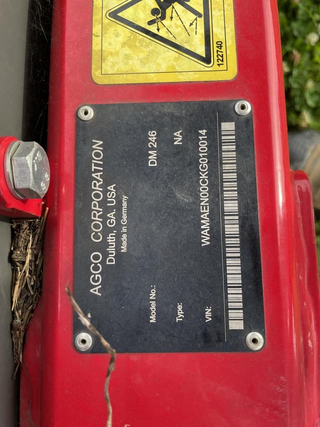 Image of Massey Ferguson DM246 equipment image 1