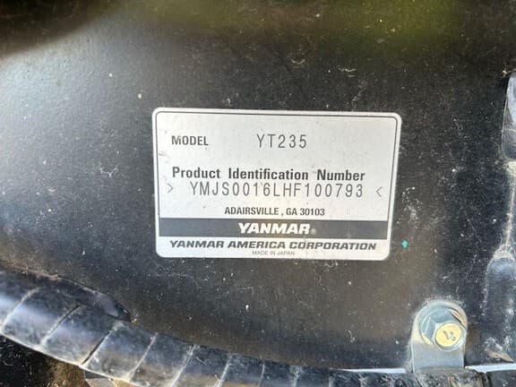 Image of Yanmar YT235 equipment image 4