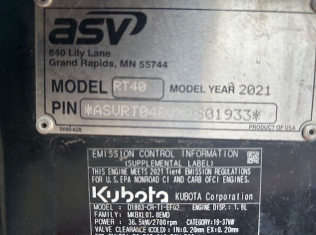 Image of ASV RT-40 Image 1