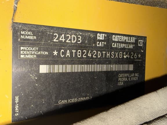 Image of Caterpillar 242D3 equipment image 1