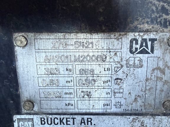 Image of Caterpillar 242D3 equipment image 4