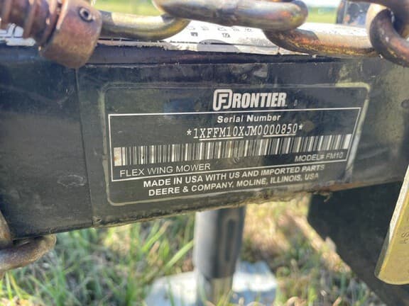 Image of Frontier FM1015 equipment image 1