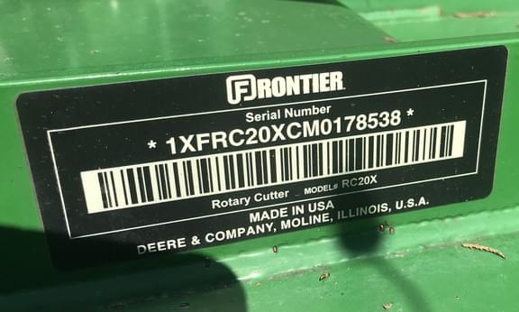 Image of Frontier RC2060 equipment image 4