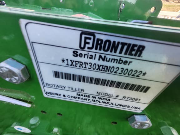 Image of Frontier RT3081 equipment image 4