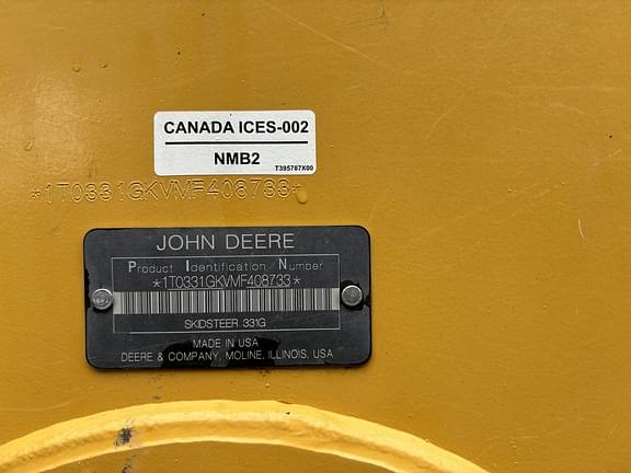 Image of John Deere 331G equipment image 1