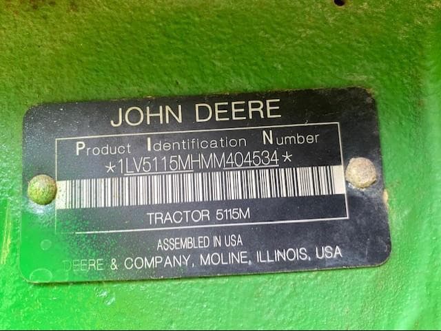 Image of John Deere 5115M equipment image 3