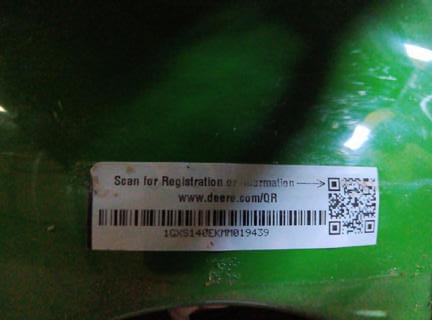 Image of John Deere S140 equipment image 2