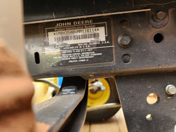 Image of John Deere X350 Image 1