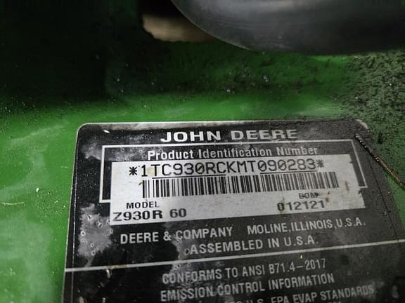 Image of John Deere Z930R equipment image 3