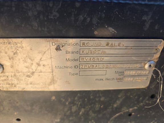 Image of Kubota BV4580 equipment image 4