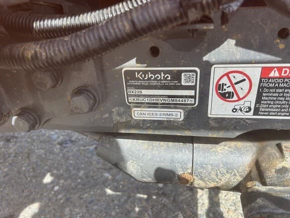 Image of Kubota BX23S equipment image 4
