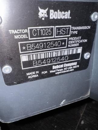 Image of Bobcat CT1025 equipment image 4