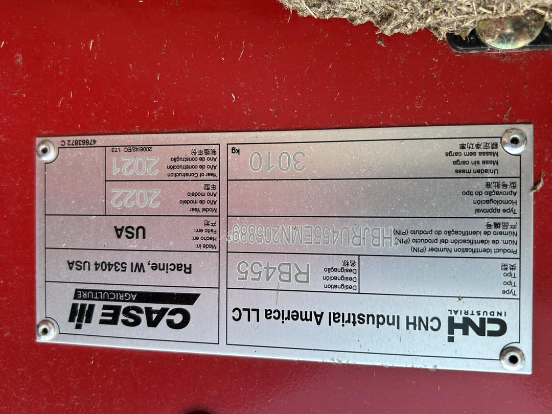 Image of Case IH RB455A Image 1