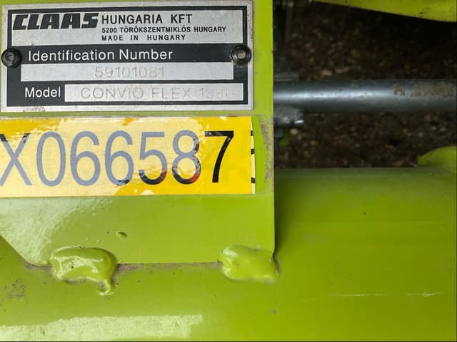 Image of CLAAS 1380 Convio equipment image 4