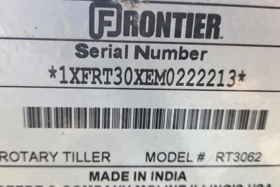 Image of Frontier RT3062 equipment image 4