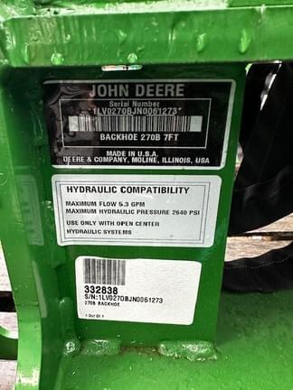 Image of John Deere 270B equipment image 4