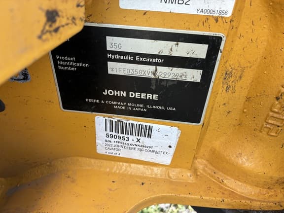 Image of John Deere 35G equipment image 2