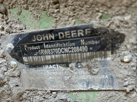 Image of John Deere 8R 370 equipment image 1