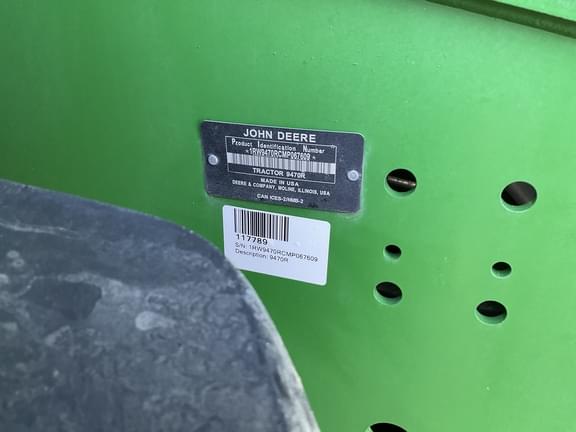 Image of John Deere 9470R equipment image 3