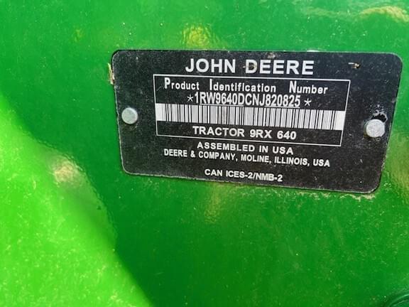 Image of John Deere 9RX 640 equipment image 2