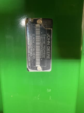 Image of John Deere C12R equipment image 1