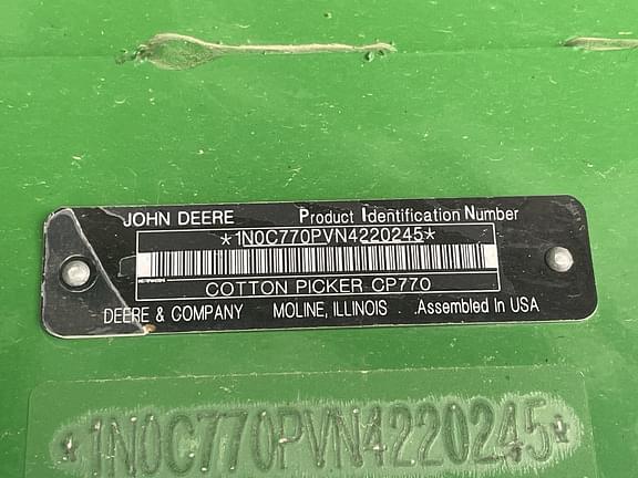 Image of John Deere CP770 equipment image 1