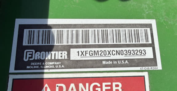 Image of Frontier GM2072R equipment image 4