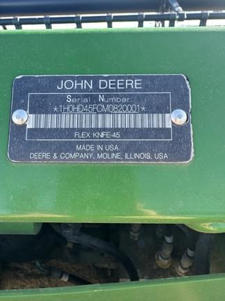 Image of John Deere HD45F equipment image 1