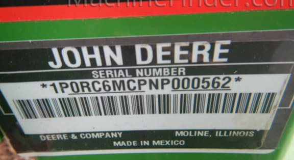 Image of John Deere RC6M equipment image 4