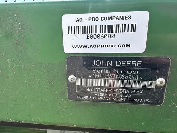 Image of John Deere RD45F equipment image 2