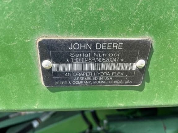 Image of John Deere RD45F equipment image 4