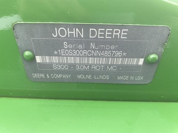 Image of John Deere S300 equipment image 4