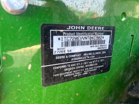 Image of John Deere Z720E equipment image 4