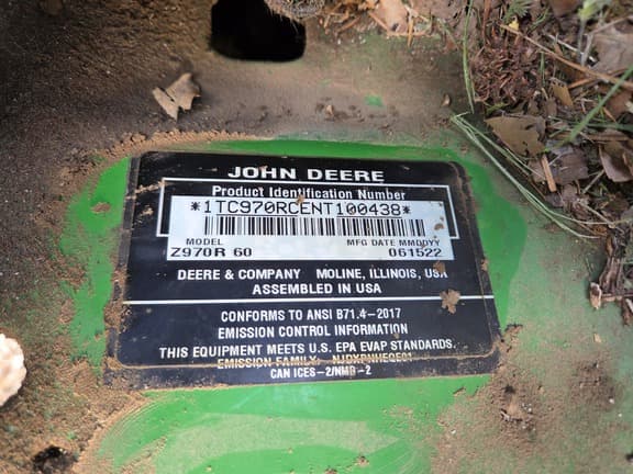 Image of John Deere Z970R equipment image 3