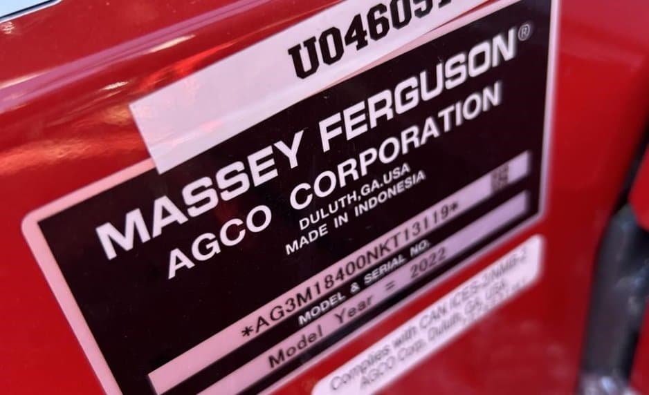 Image of Massey Ferguson 1840E Image 1