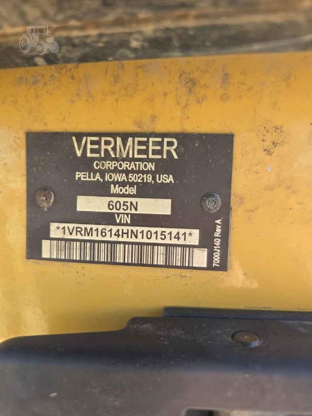 Image of Vermeer 605N equipment image 2