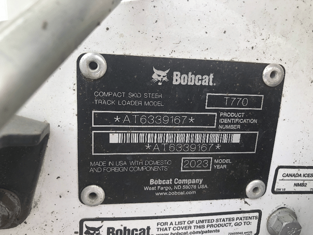 Image of Bobcat T770 equipment image 1