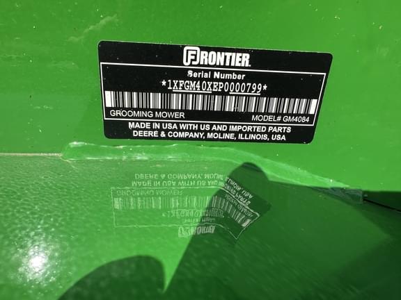 Image of Frontier GM4084 equipment image 3