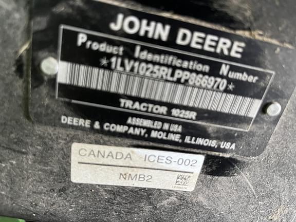 Image of John Deere 1025R equipment image 2