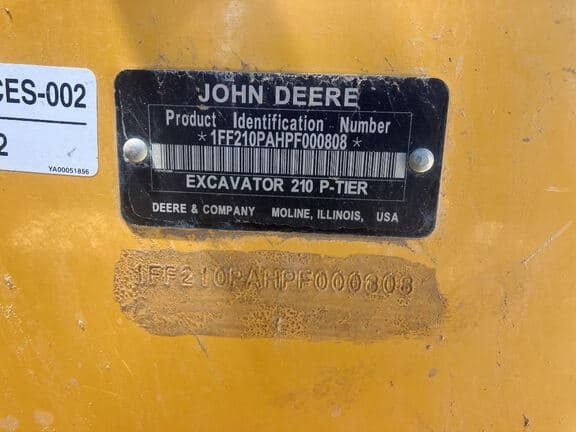 Image of John Deere 210P equipment image 4