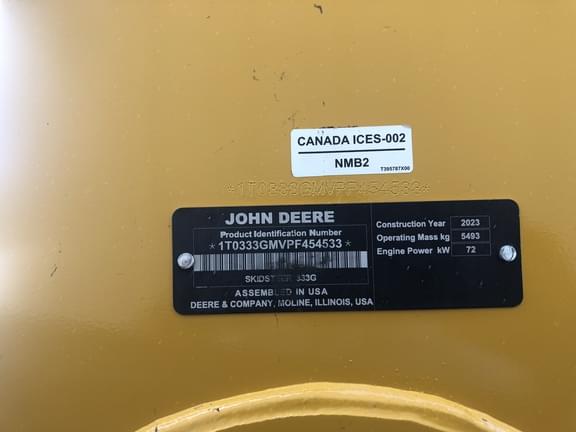 Image of John Deere 333G equipment image 2