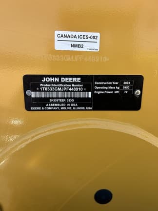 Image of John Deere 333G equipment image 4